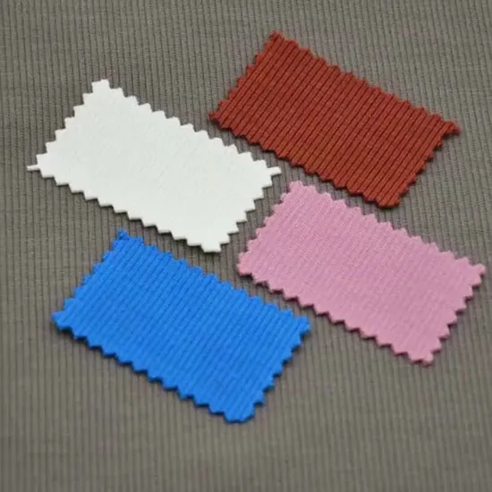 High Color Fastness 24%Modal Sand Wash Rib Knitted Fabric for Garment 