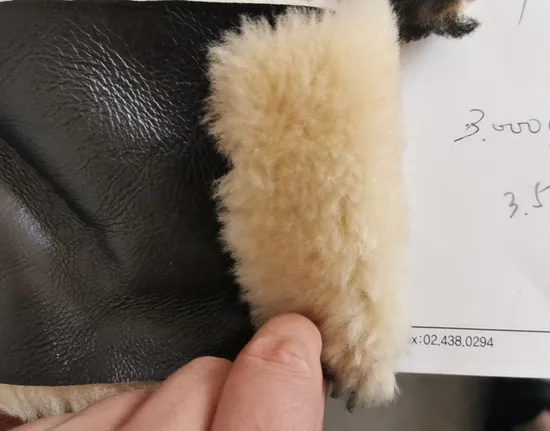 Wholesale Fur Fabric Lambskin Wool Double Faced Nappa for Coats 