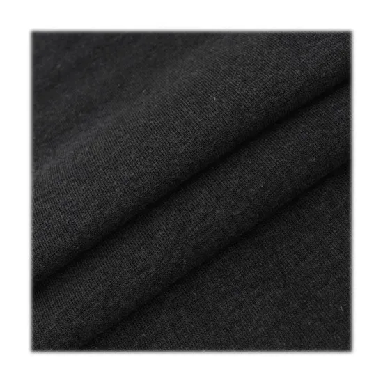 Factory Cotton Blend Polyester Spandex Rib1*1 Leisure Thermal Wool Fabric 
