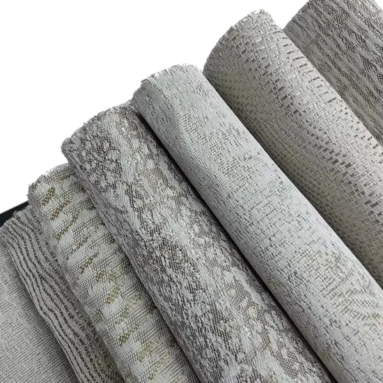Home Textile Fabric 280cm 100% Polyester Black out Double Faced Jacquard Fabric for Home Curtain 
