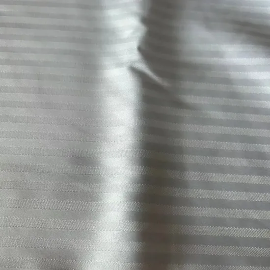 Bed Sheeet Brushed Woven Plain Solid Color Direct Buy China 100 Polyester Stripe Embossed Fabric 90GSM for Home Textile 