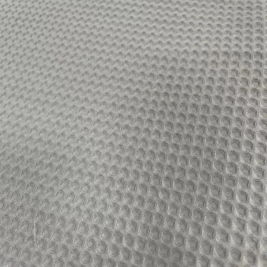 Cotton Cross Pineapple Waffle Knitted Rib Cloth Spring and Summer Hoodie Fabric 