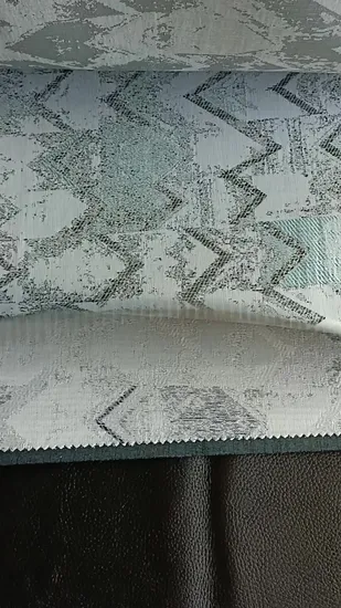 Elegant Jacquard Cortina Curtain Fabric with Beautiful Design Pattern 