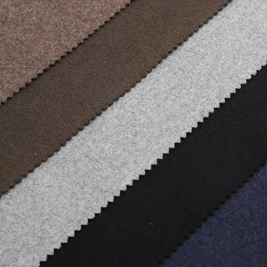 Wholesale Price New Style High Quality Woven Wool Cotton Woolen Melton Fabric 