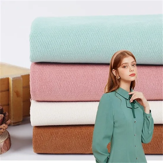 Yigao Textile Twill Brushed Shuttle Woven Fabric Elastic Polyester Fabric 