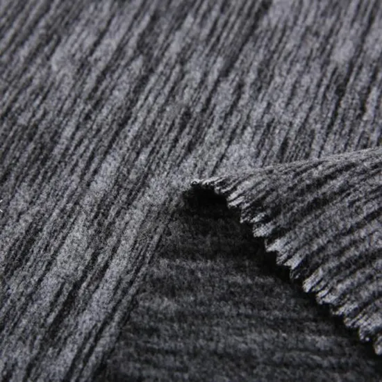 100% Polyester Cationic Melange Polar Fleecce Fabric 