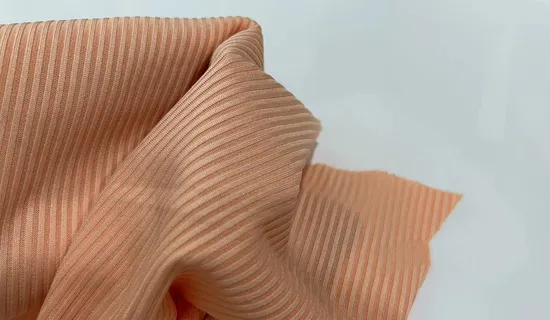 High Quality 95%Rayon 5%Spandex 230GSM Roma Rib Fabric for Garment 