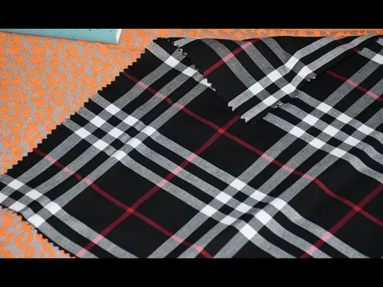 Cotton Check Flannel Fabric for Winter Men′s Shirts 