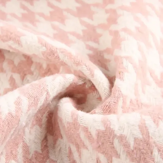 Textile Fabrics 100% Polyester Super Soft Tweed Fabric 