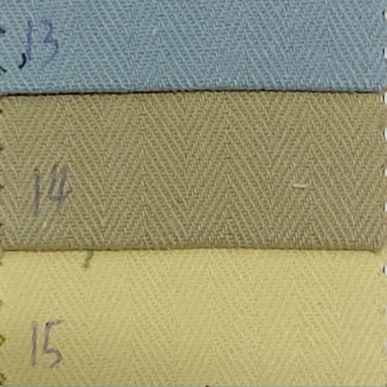 Textile Fashion Stock 100 Cotton Plain Dyed Herringbone Fabric New Design for Garment Fabric and Home Textile Fabric 