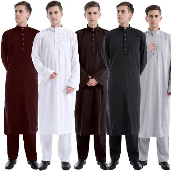 Customized Color Jacquard Fabric for Elegant Saudi Thobe Styles 