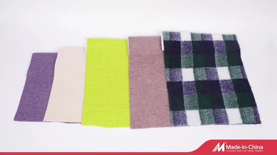 Recycled Fabric Soft Touch Polyester Fabric Suede for Coat/Double Faced Suede for Garment 